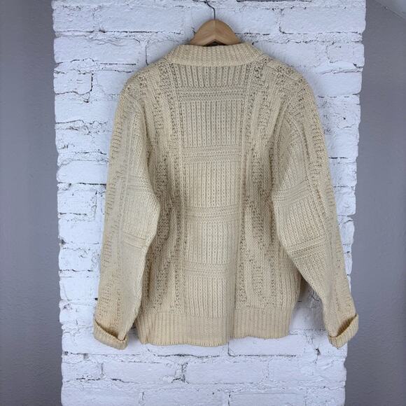 Vintage Pendleton Cable Knit Wool Sweater - Picture 2 of 6